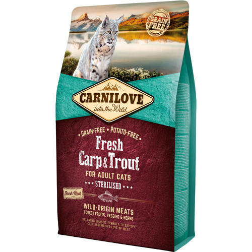 Carnilove Carp+Trout f/Adult cats 2kg