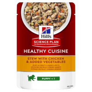 SP Puppy Healthy Cuisine Medium & LB Chicken & Vegetables 12x90g porsjonsposer