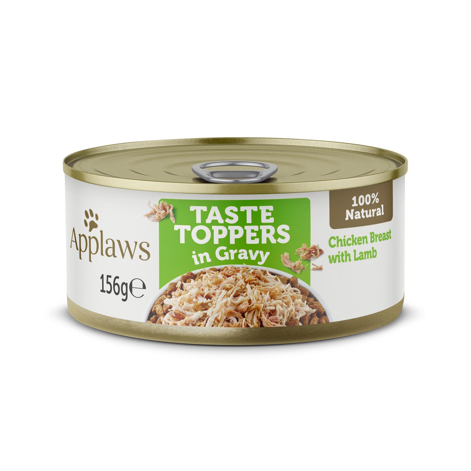 APPLAWS HUND CHICKEN&LAMB IN GRAVY 156g