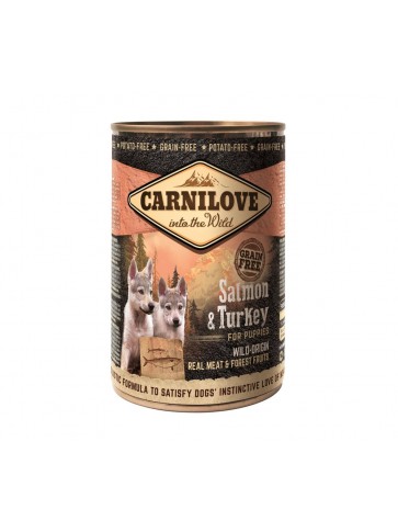 Carnilove Canned Salmon & Turkey for Puppies 400g