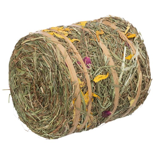 HAY ROLL WITH BLOSSOMS