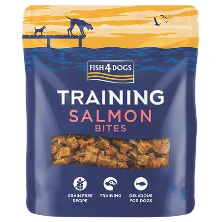 F4D TRAINING ADULT SALMON BITES 80G