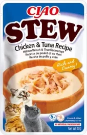 CHICKEN STEW WITH CHICKEN & TUNA 40G