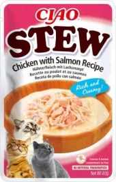 CHICKEN STEW WITH CHICKEN & SALMON 40G