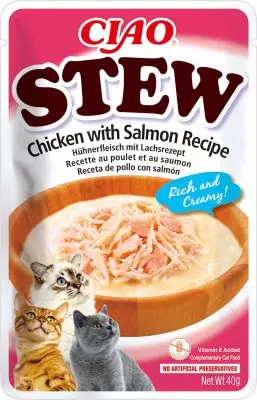 CHICKEN STEW WITH CHICKEN & SALMON 40G
