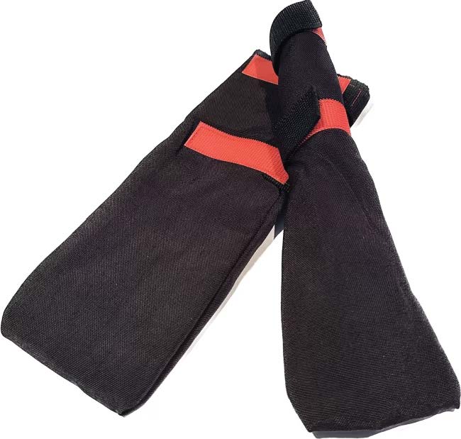 Snøsokk Comfort Fleece Høy Modell M 8x24cm Rød Strikk