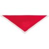 Xmas neckerchief, velvet look, 75 cm, red