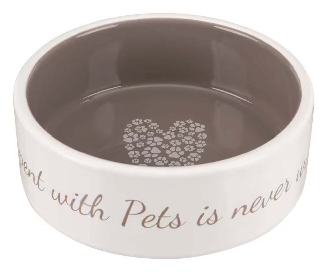 Hundeskål Keramikk Pet`s Home 25053 0,3L Ø12cm Cream/Taupe