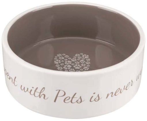 Hundeskål Keramikk Pet`s Home 25054 0,8L Ø16cm Cream/Taupe