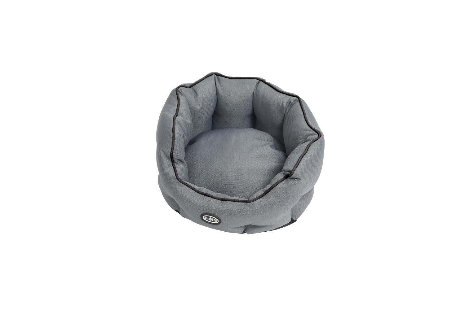 BUSTER Cocoon seng 75 cm, Steel Grey/Black piping