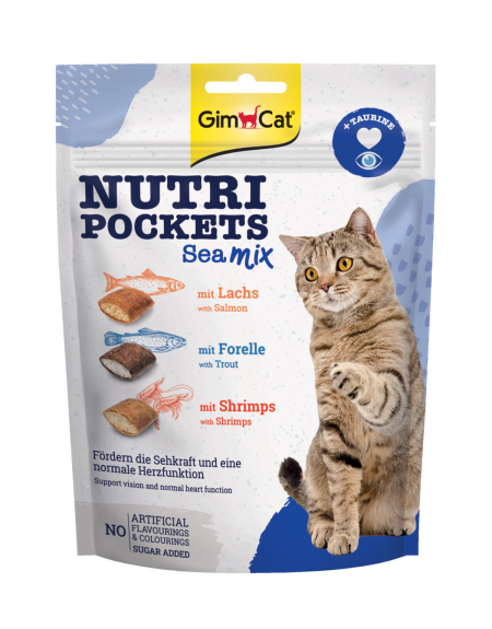 GimCat Nutri Pockets Sea-Mix 150g