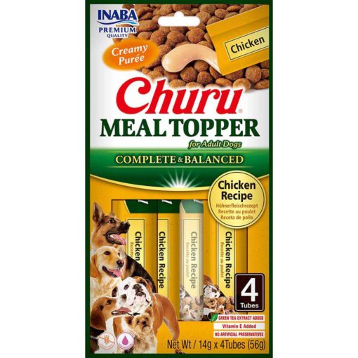 CHURU DOG MEAL TOPPER CHICKEN 4ST