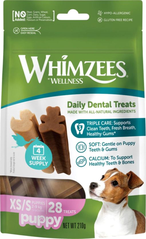 Whimzees Puppy XS/S, 28 stk