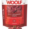 Woolf soft cranberry strips 100g