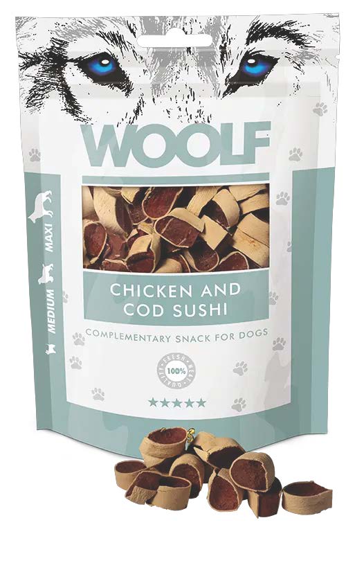 Woolf chicken and cod sushi 100g