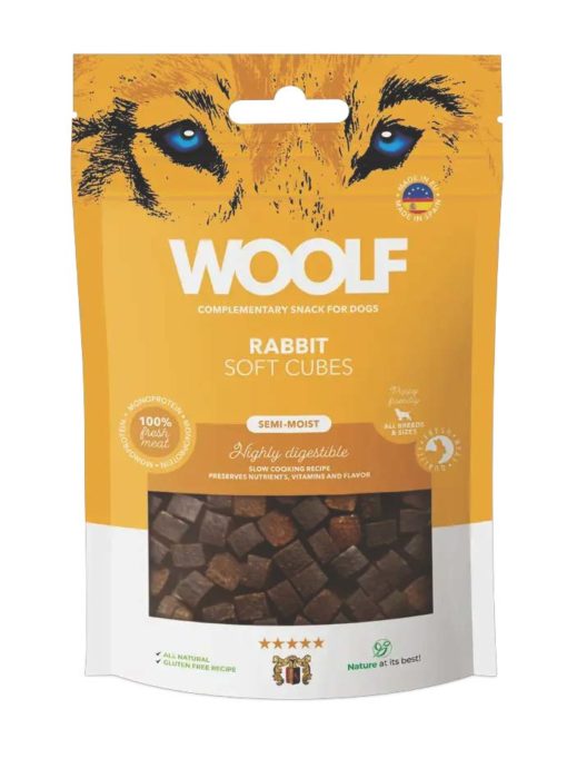 Woolf Soft Cubes Rabbit 100g