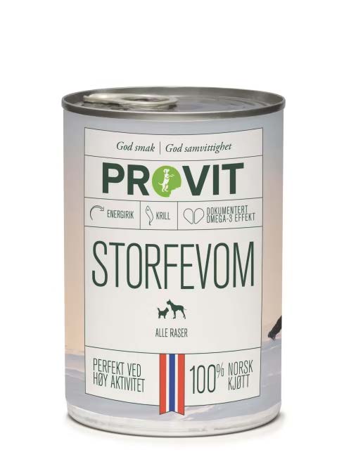 PROVIT Gobiten Boksemat Storfevom M/Krill 400g