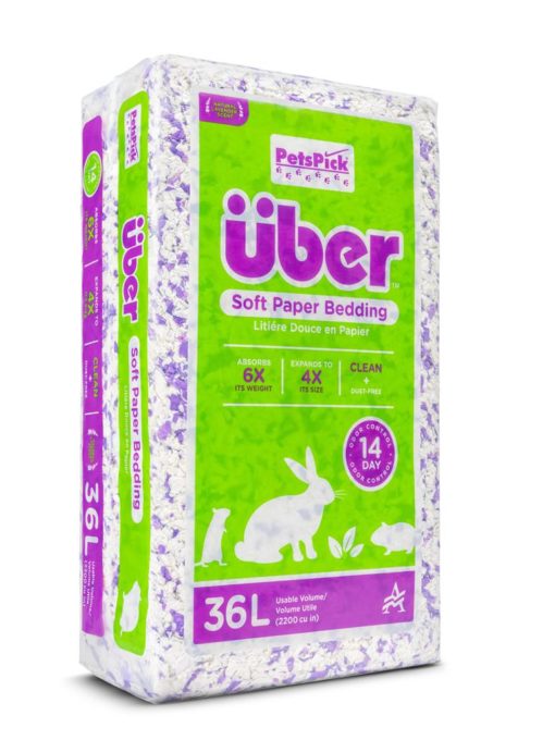 ÜBER 36 L Lilla/Hvit  m/Lavendel duft