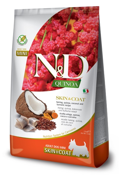 FA  DOG QUINOA SKIN & COAT HERRING 2,5 KG