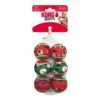 Kong Holiday Squeakair Ball 6-pack S 14x10x5cm