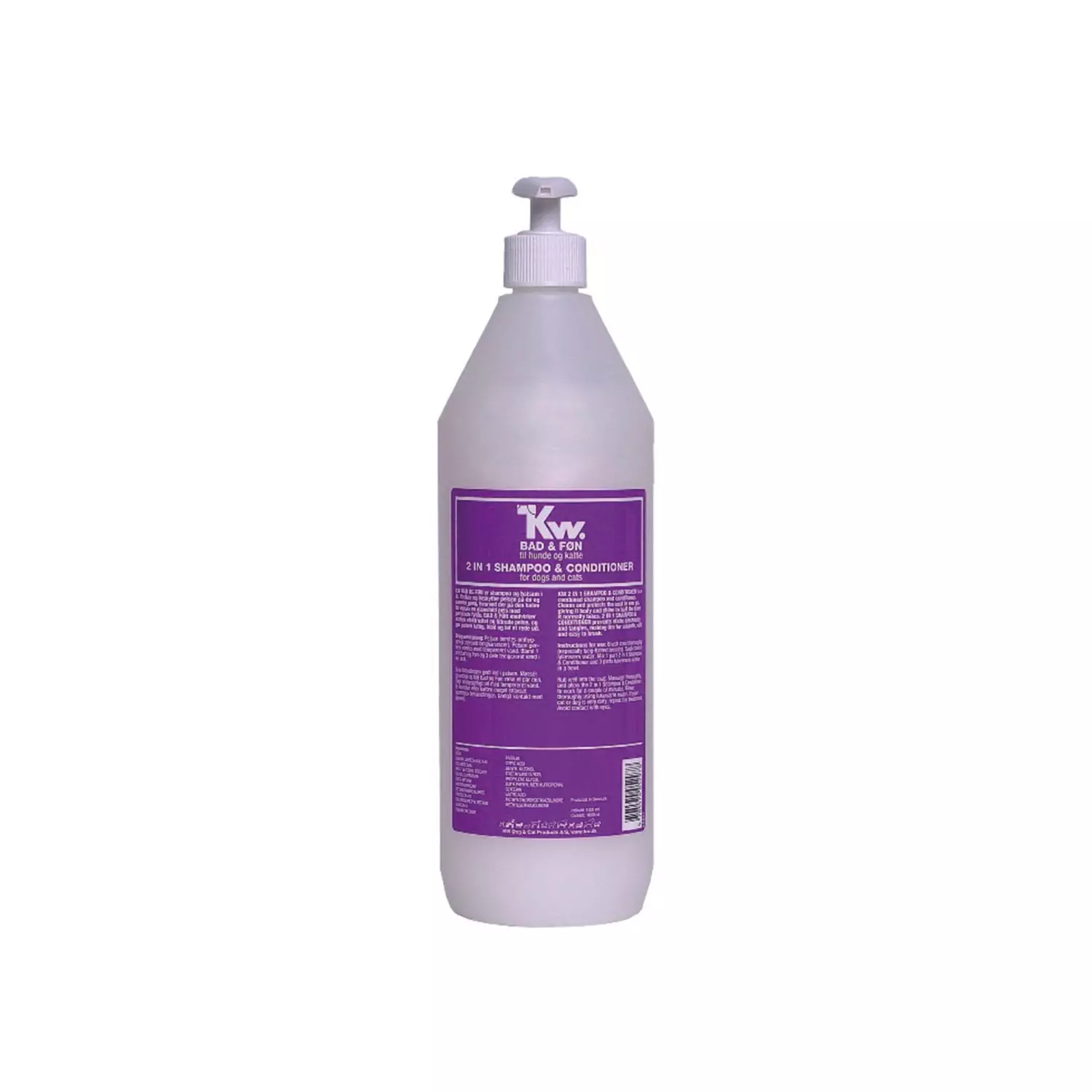 KW 2 i 1 (Bad og Føn) Shampo 1000 ml