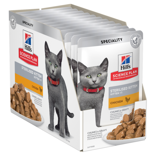 SP Sterilised Kitten Chicken 12x85g
