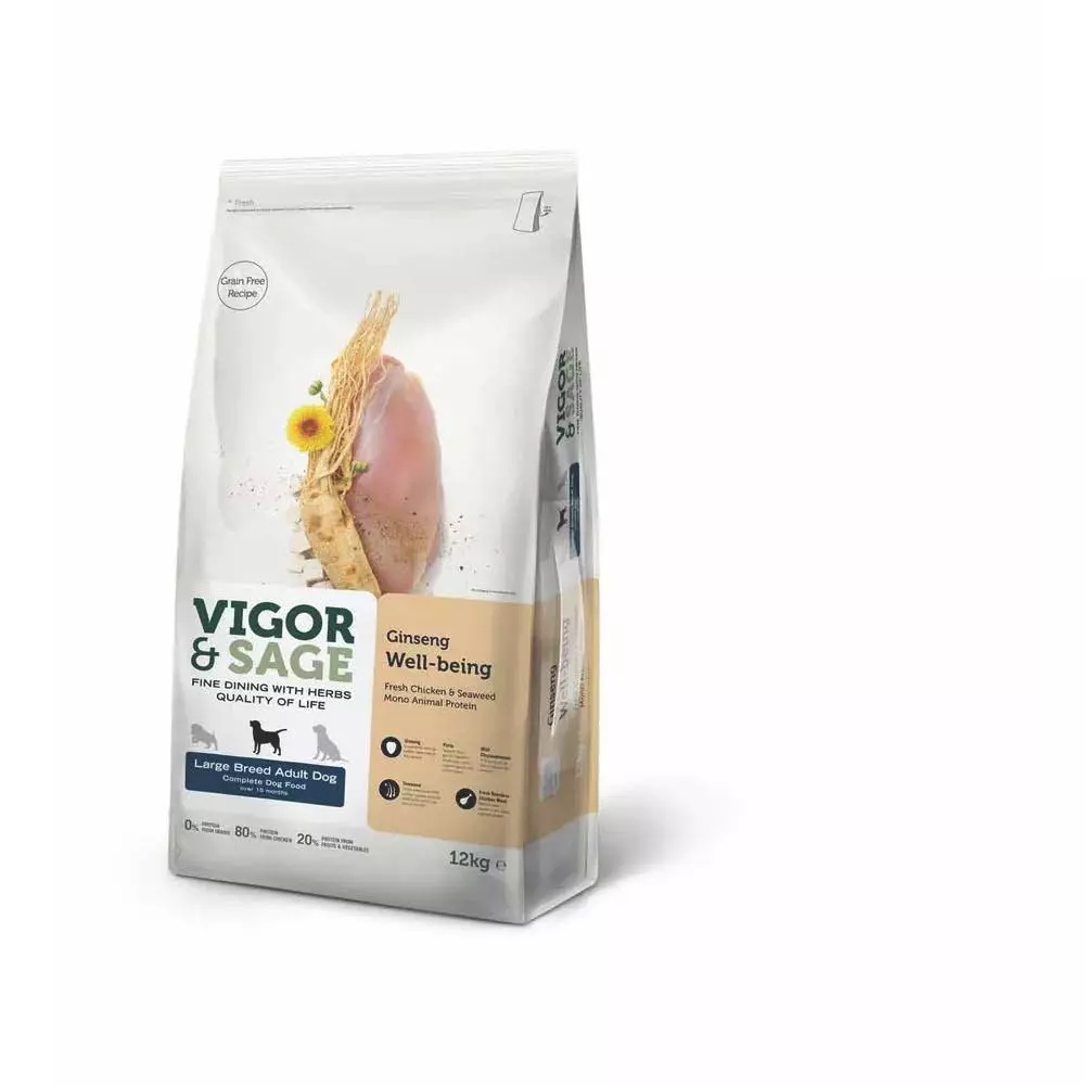 Ginseng Well-Being Large Breed Adult Dog 12KG