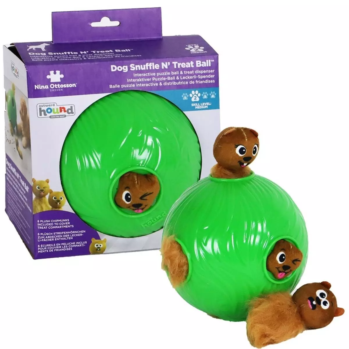 Snuffle N' Treat Ball Puzzle Nina O