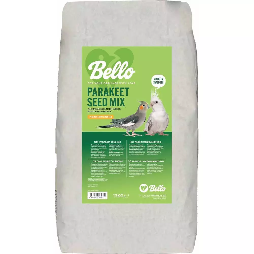 Bello Parakeet Seed Mix Vitaminisert 13kg