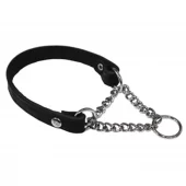 Lærhalvstrup 18mmx55cm svart