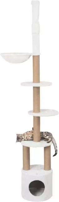 Kattemøbel 44072 Aurelio Hvit/Jute 240-250cm