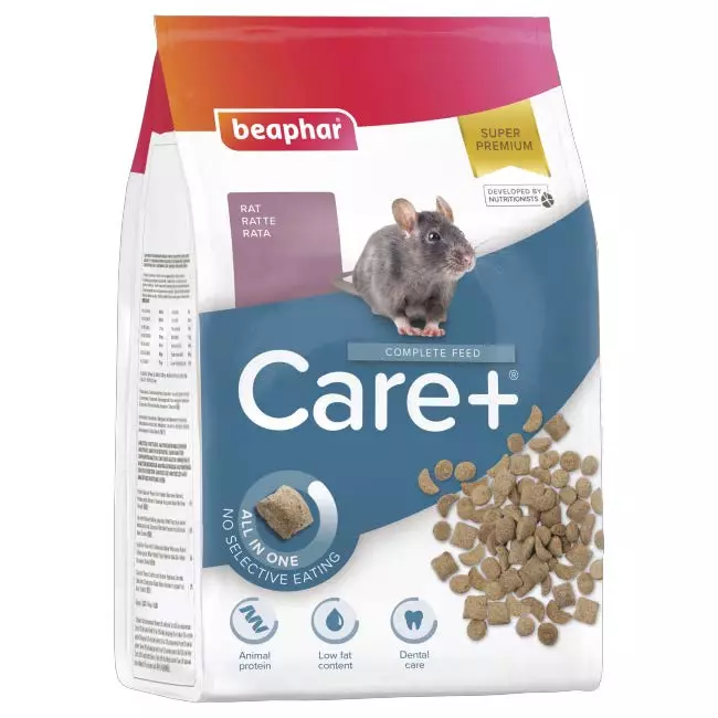 Care+ extrudert fôr til rotte 1,5 kg