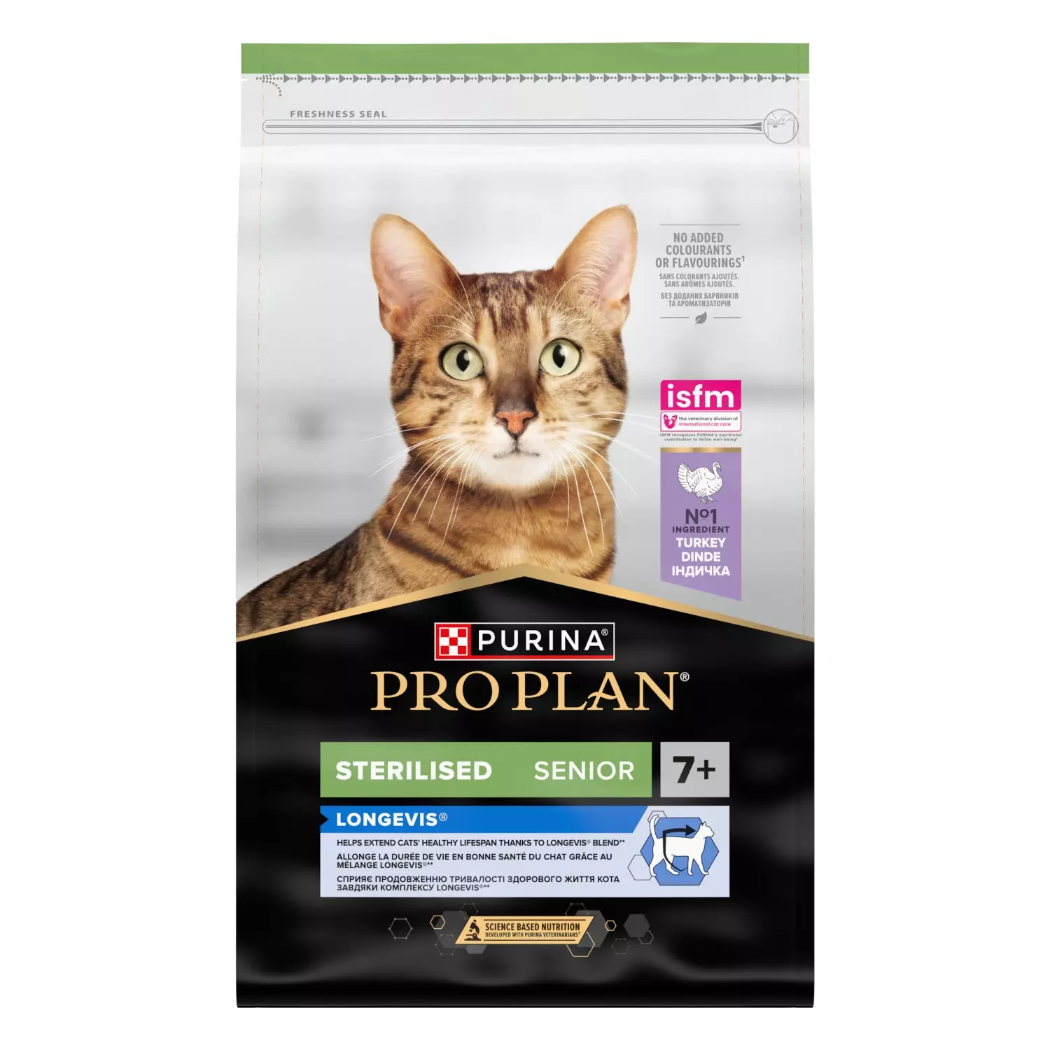 PP Cat Sterilised 7+ Turkey 10kg