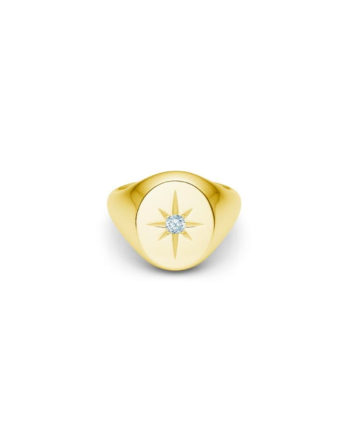 Guiding Star Ring Gold - Idfine