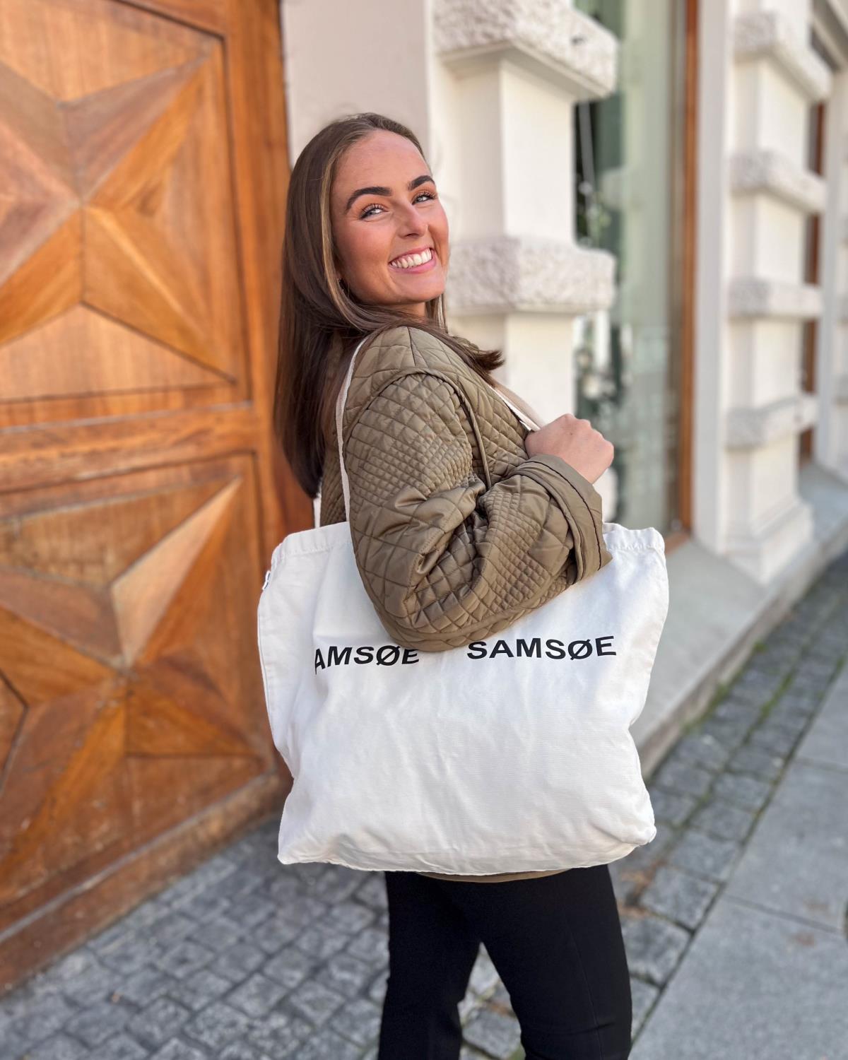 Frinka Shopper Warm White - Samsøe