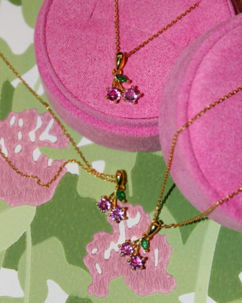 Cherry Crystal Necklace - Pico