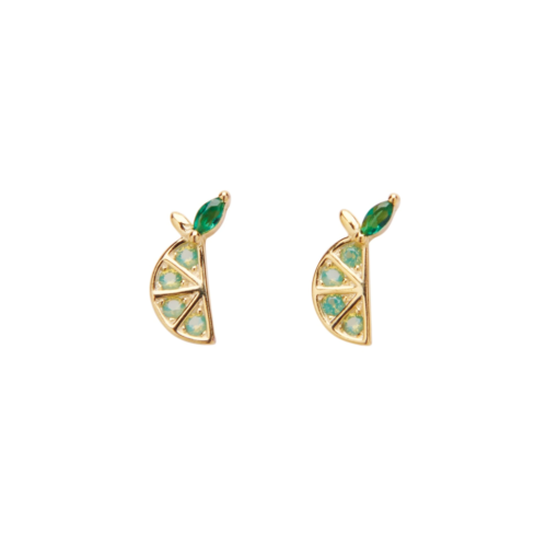 Lime Crystal Stud - Pico