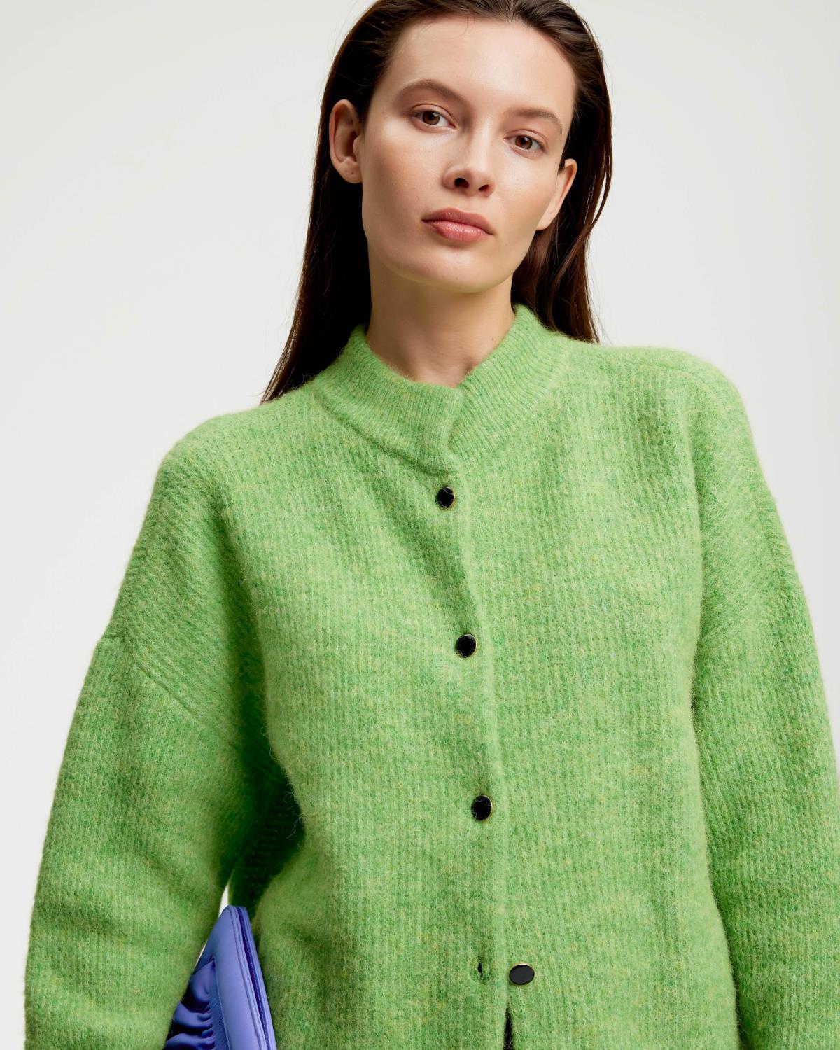 Alpha Cardigan Limegrønn - Gestuz