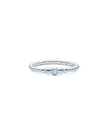Bubbly Ring (m/ Sten) Silver - Idfine