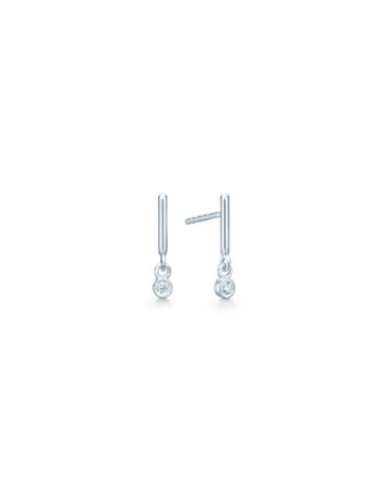 Dash Drop Earstuds Silver - Idfine