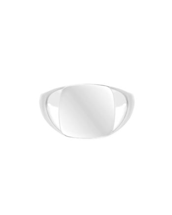 Chunky Signet Ring Silver - Idfine