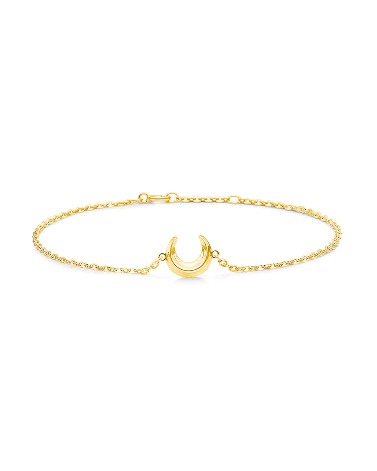 Cresent Moon Bracelet Gold - Idfine