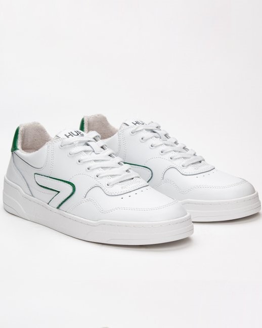 Court Sneaker White/Green - Hub