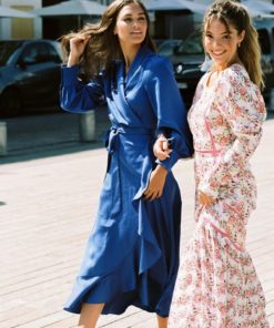 Iza Midi Dress Blue - Love Lolita