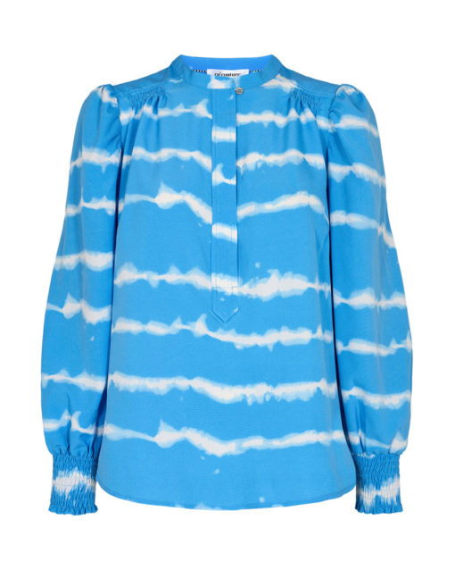 Dye Perin Blouse Blå - Co'Couture