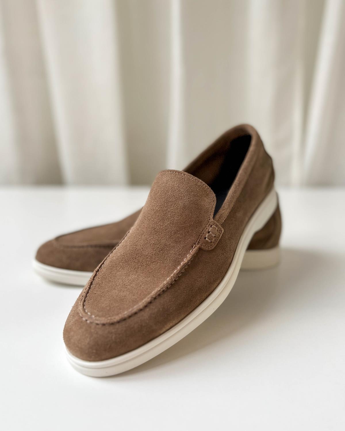 Sport Loafer Suede Taupe - Gregers