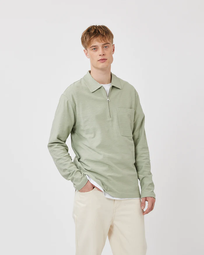 Nasus Half-zip Green - Minimum