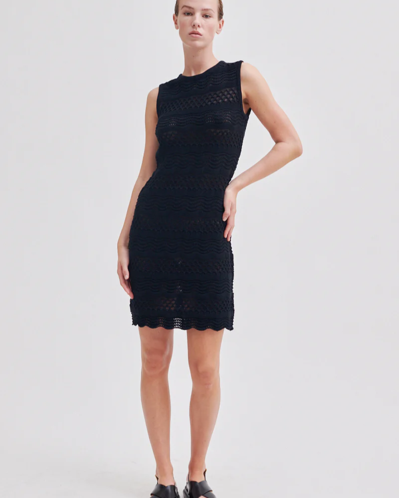 Mutio Knit Mini Dress Sort - Second Female