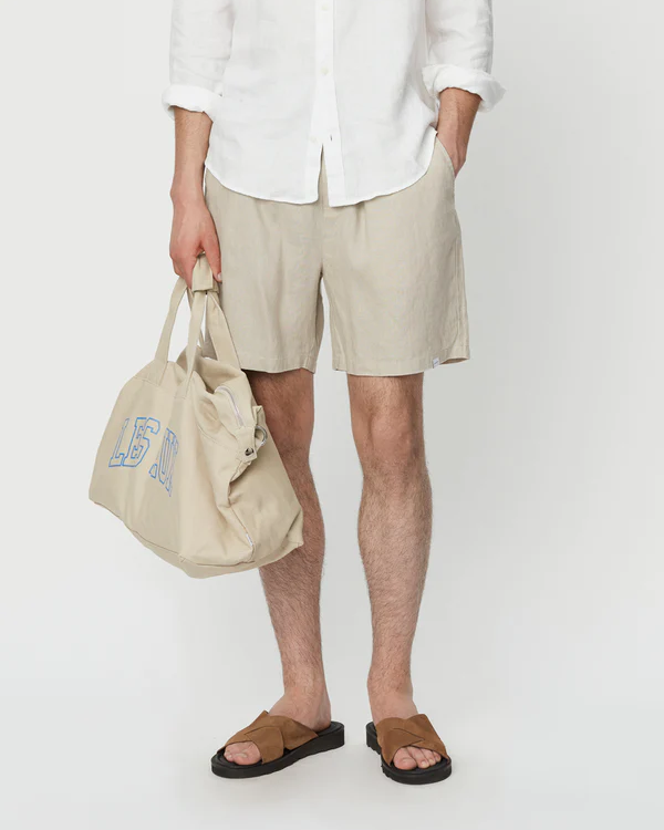 Otto Linen Shorts Sand - Les Deux