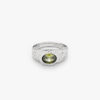 Aura Peridot Ring Silver - Philippa Studios